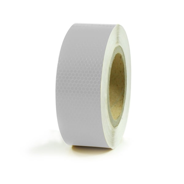 2" in x 150' ft Diamond Trailer Truck Conspicuity DOT Class 2 Reflective Safety Tape - White